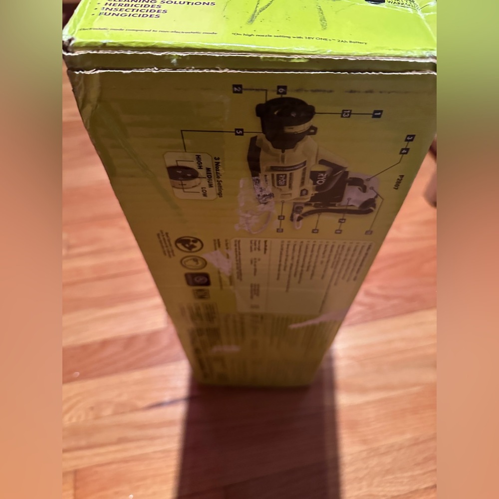 Ryobi 18V Electric Sprayer NEW in Box - Picture 4 of 5